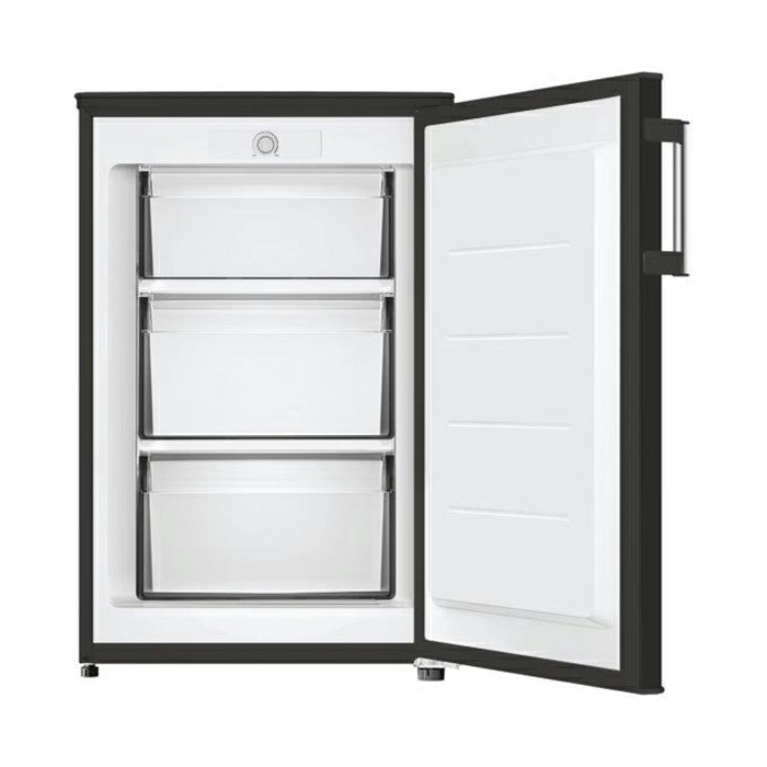 85L Freestanding Undercounter Freezer Black