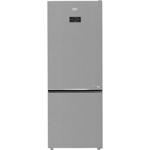 Beko HarvestFresh AeroFlow fridge freezer in Steel Effect, model CNG4793VPS