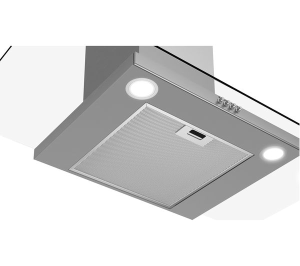 Beko 90cm Elegant Flat Glass Chimney Hood | Stainless Steel - HCF91620X Redmond Electric Gorey