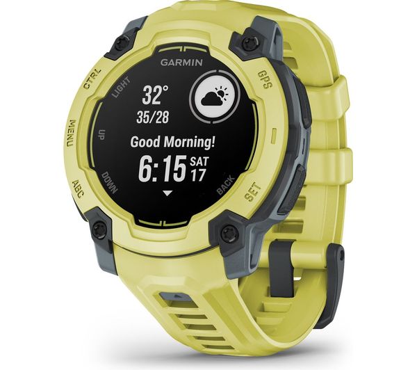 Instinct E 45mm with Electric Lime Silicone Band