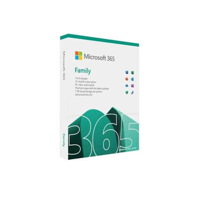 Microsoft 365 Family 1-Year Subscription for up to 6 People 6GQ-01897