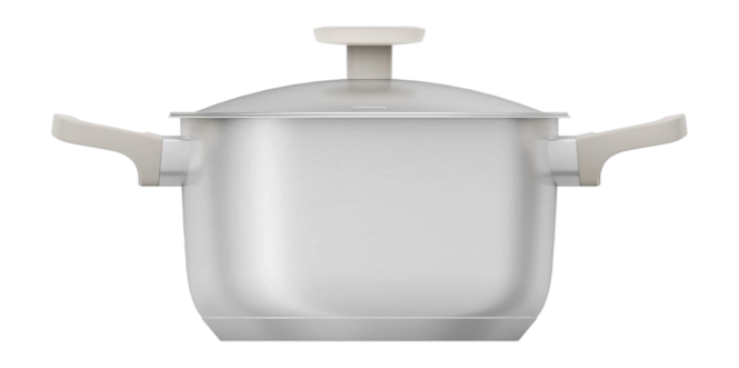 Leo Bolt 6 Piece Cookware Set Oyster