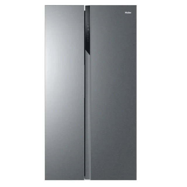 Haier SBS 90 Series 3 528L American Fridge Freezer | 177.5 (H) | Gentle Silver - HSR3918ENPG Redmond Electric Gorey