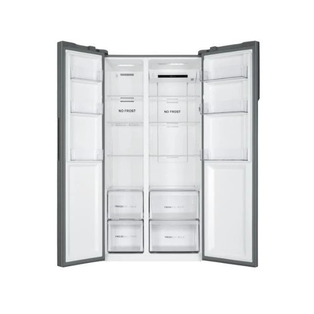 Haier SBS 90 Series 3 528L American Fridge Freezer | 177.5 (H) | Gentle Silver - HSR3918ENPG Redmond Electric Gorey