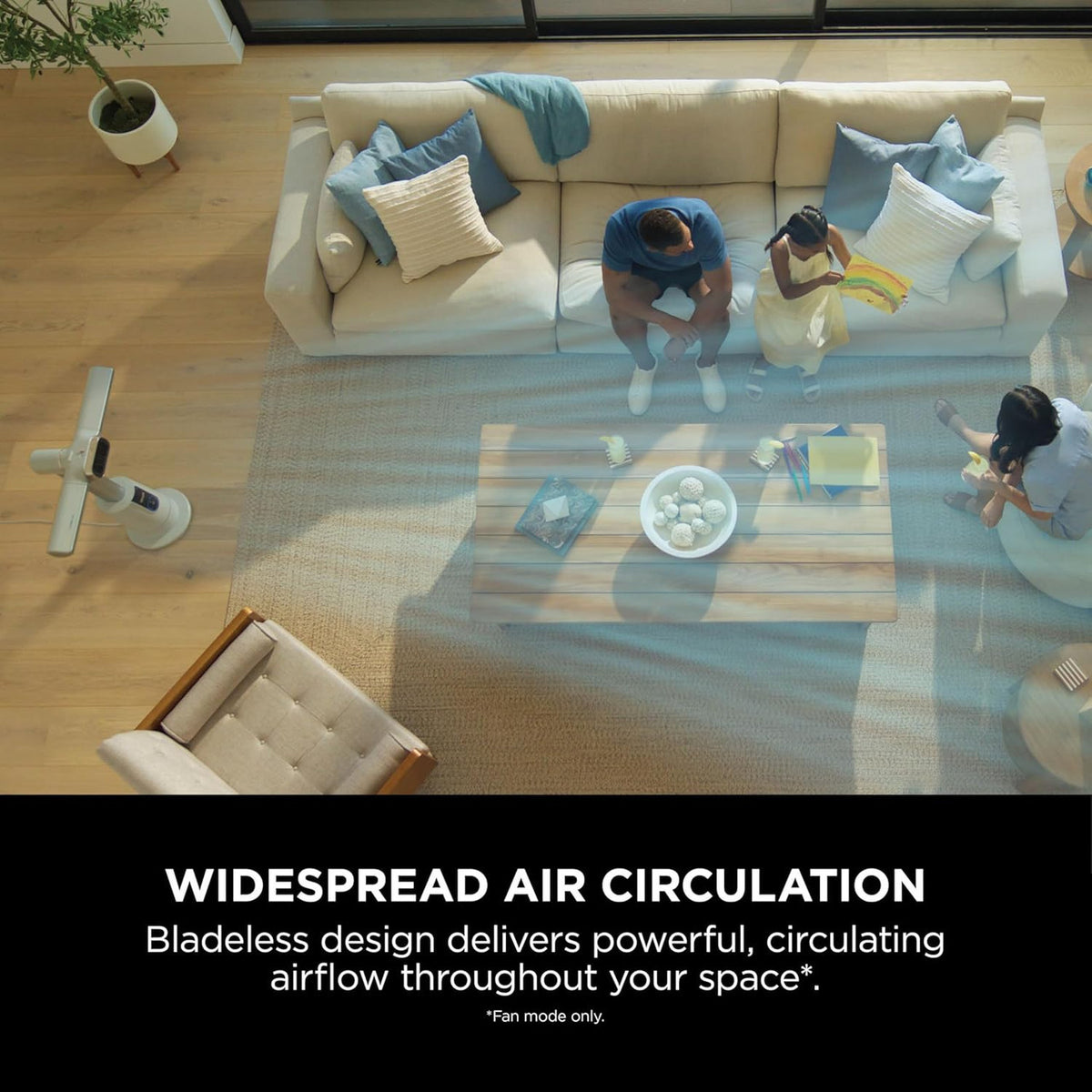 Shark TurboBlade Cool + Heat Fan Heater | White- TH200UKWH Redmond Electric