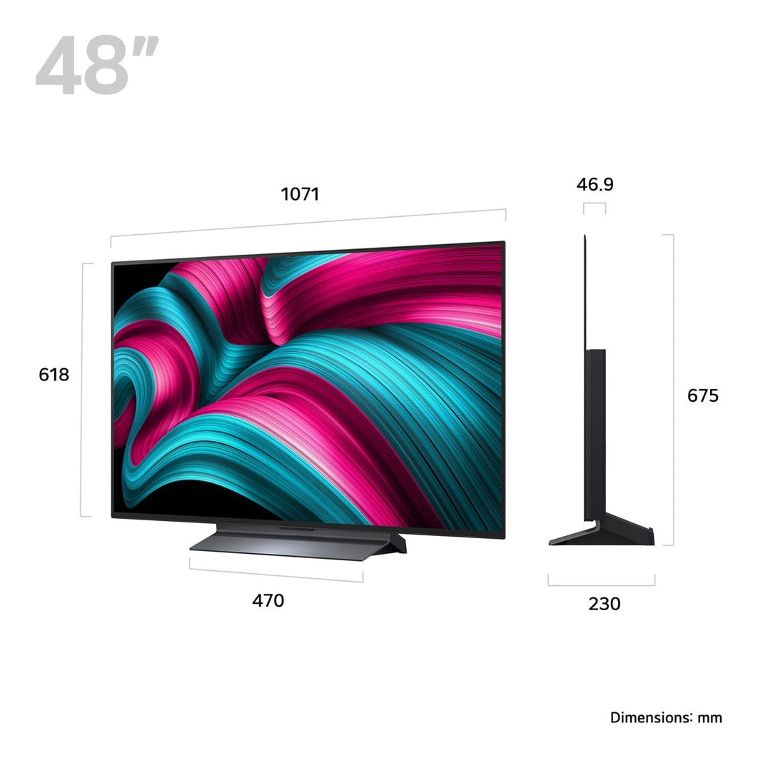 LG OLED AI 48" 4K HDR Smart TV | OLED48C54LA.AEK LG TV Redmond Electric