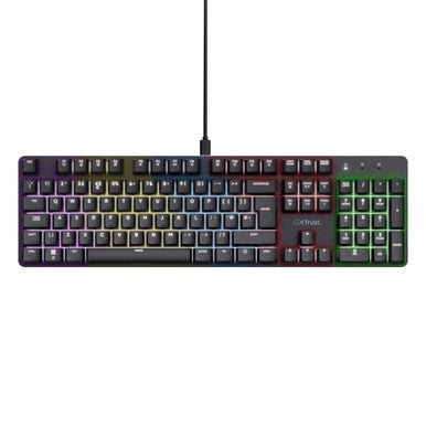 Trust GXT 871 Zora mechanical gaming keyboard in Black, model 25680
