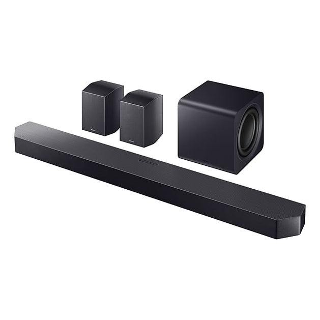 Q990F Q-Series 11.1.4ch Soundbar with Subwoofer & Rear Speakers | Black