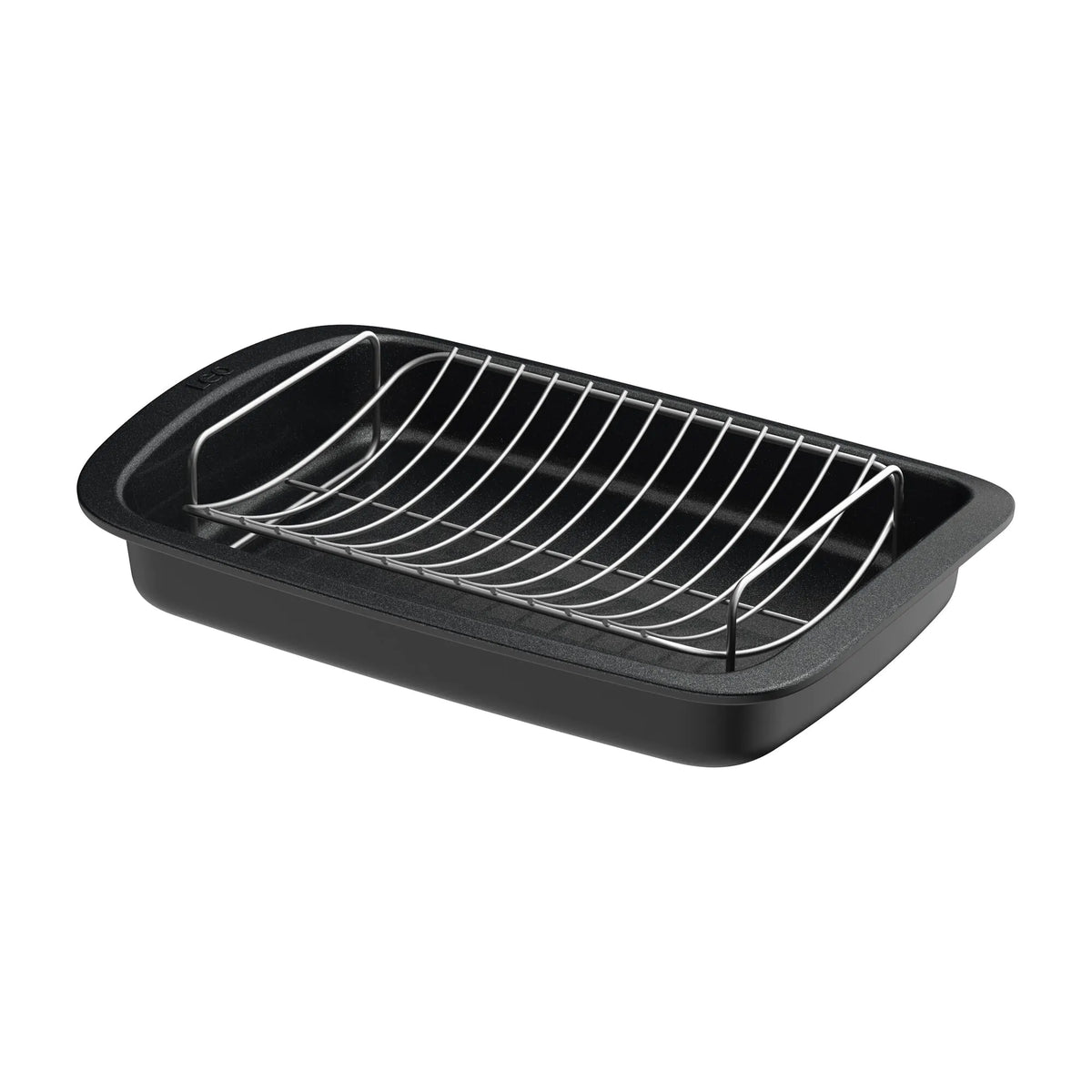 Leo Graphite 42cm Non-Stick Roaster with Removable Rack