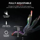 GXT 716 Rizza RGB LED Illuminated Gaming Chair - Redmond Electric Gorey