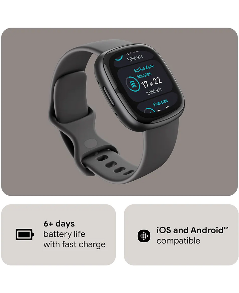 Fitbit Sense 2 Smartwatch | Shadow Grey & Graphite 79-FB521BKGB Redmond Electric Gorey