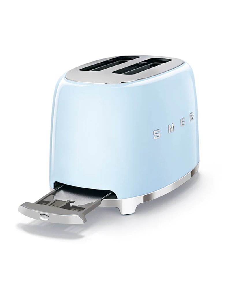 Smeg 50's Retro Style 2 Slice Toaster | Pastel Blue - Redmond Electric Gorey