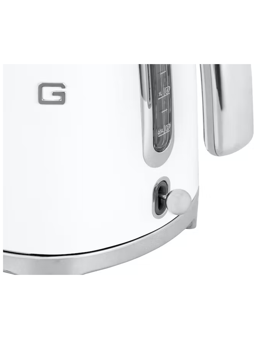 Smeg 1.7L 50's Style Kettle | KLF03WHUK | White - Redmond Electric Gorey