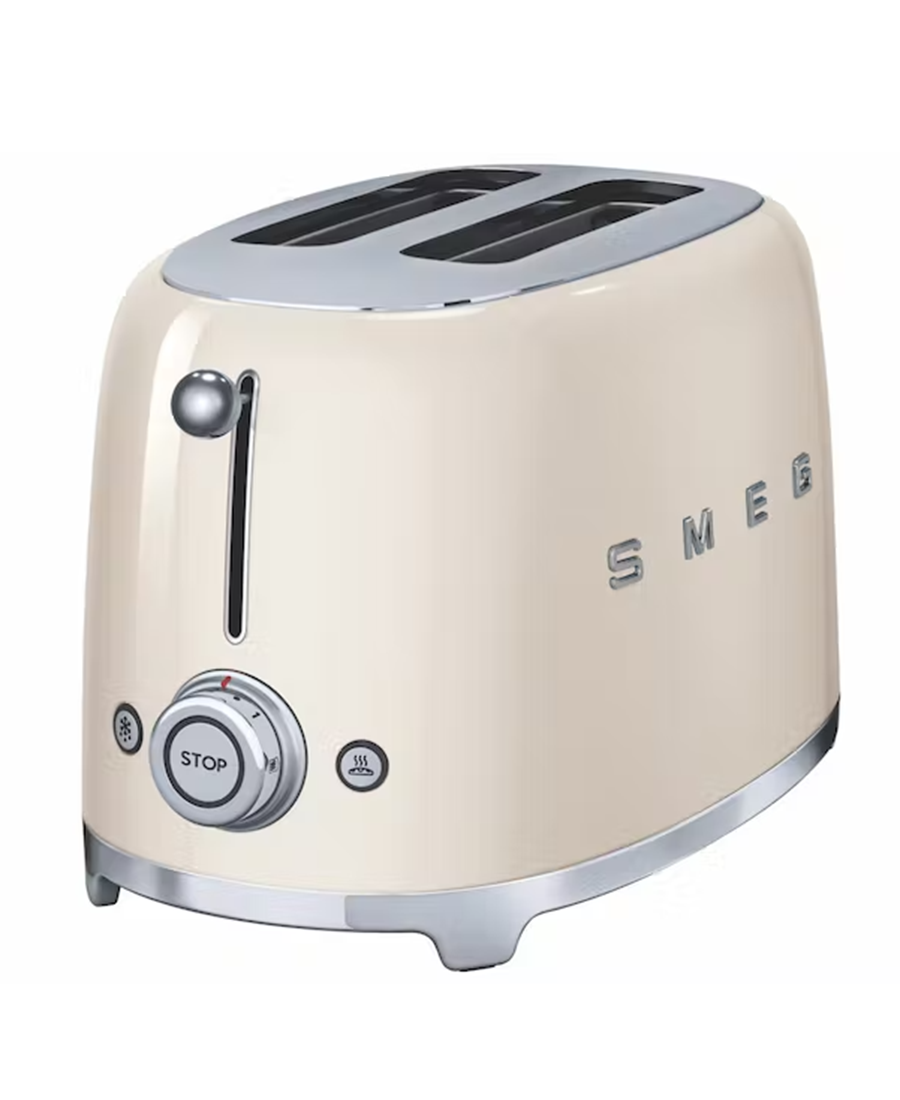 SMEG 50’S RETRO STYLE 2 SLICE CREAM TOASTER TSF01CRUK - Redmond Electric Gorey