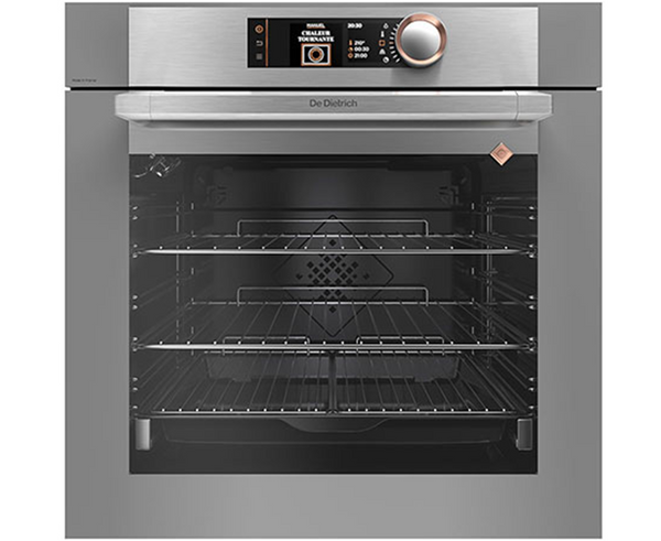 De Dietrich 73L Built-In Electric Pyrolytic Single Oven - Iron Grey | DOP8574G
