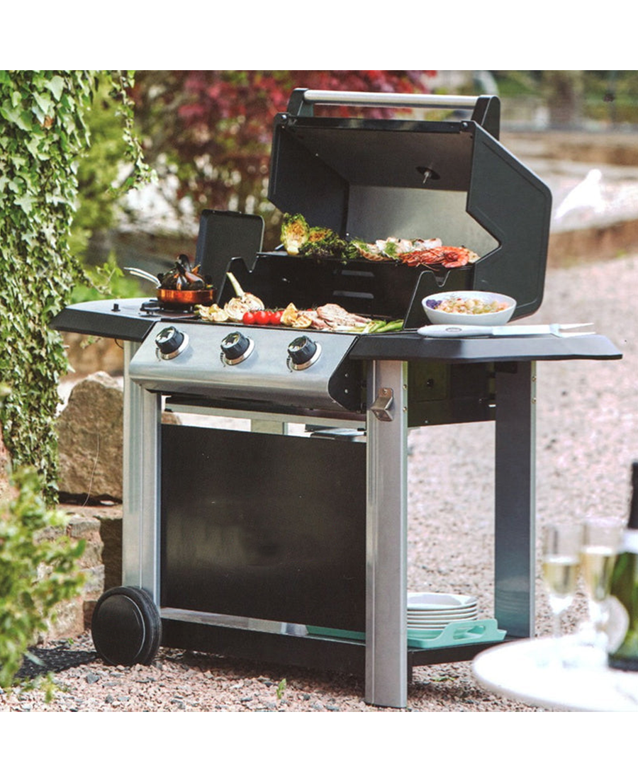 Bondi by Outback Magnum 3 Burner Hybrid Gas BBQ BON370763