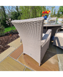 Casino 6 Seater Rattan Outdoor Dining Set RADRGY265 Redmond Electric Gorey