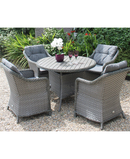 Claddagh 4 Seater Rattan Dining Set RADSBR349 Redmond Electric Gorey
