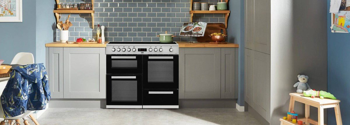100cm Double Oven Electric Range Cooker | S/Steel | KDVC100X - Redmond Electric Gorey