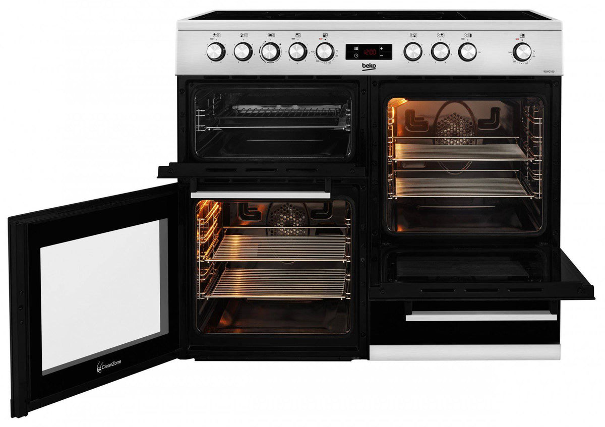 100cm Double Oven Electric Range Cooker | S/Steel | KDVC100X - Redmond Electric Gorey