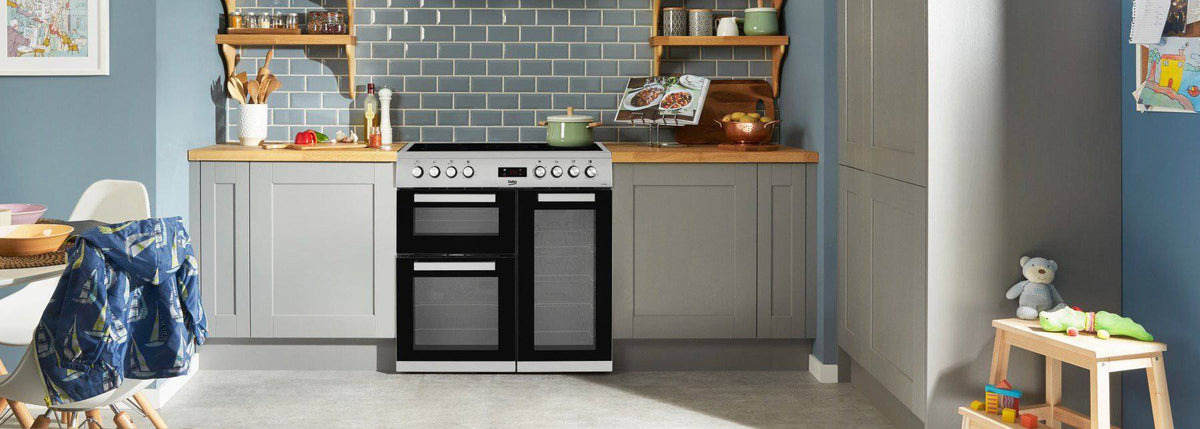 90cm Double Oven Electric Range Cooker | S/Steel | KDVC90X - Redmond Electric Gorey