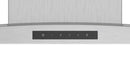 60cm Curved Glass Chimney Hood - Redmond Electric Gorey