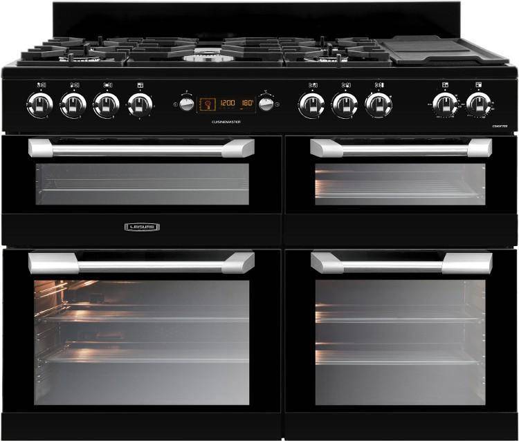 110cm Range Cooker Dual Fuel | Black | CS110F722K - Redmond Electric Gorey