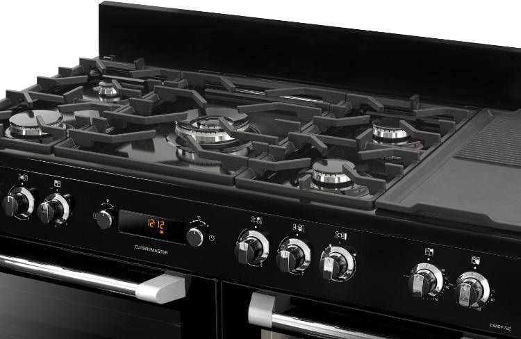 110cm Range Cooker Dual Fuel | Black | CS110F722K - Redmond Electric Gorey
