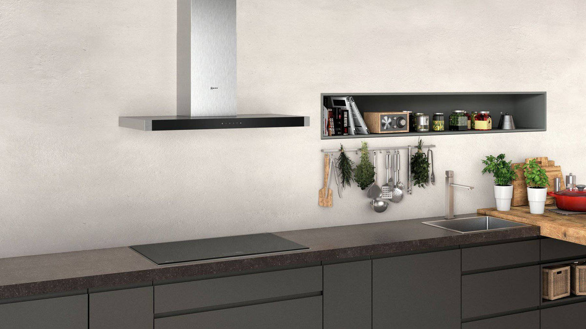 90cm Box Design Chimney Hood - Redmond Electric Gorey