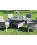 Orla 4 Seater Rattan Dining Set - Redmond Electric Gorey