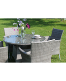 Orla 4 Seater Rattan Dining Set - Redmond Electric Gorey