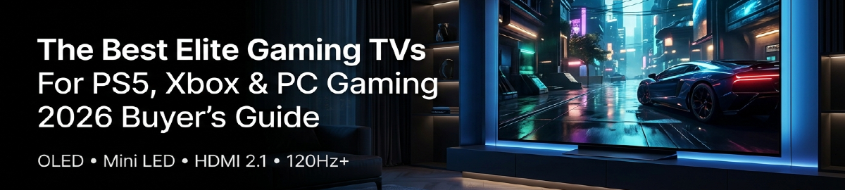 The Best Elite Gaming TVs for PS5, Xbox & PC Gaming (2026)