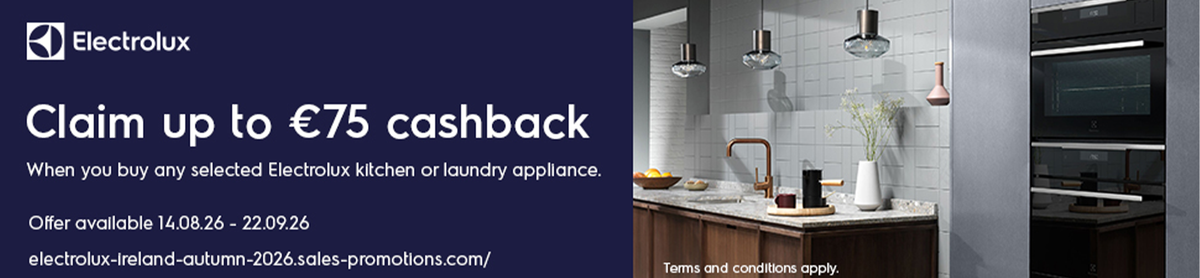 Electrolux Cashback Offer Upto €75