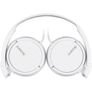 Sony MDR-ZX110 Wired On-Ear Headphones - White - alternate product view