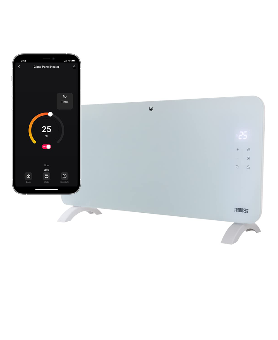 Princess Smart Infrared Panel Heater 540 Watt | White 01.348151.02.001 Redmond Electric Gorey