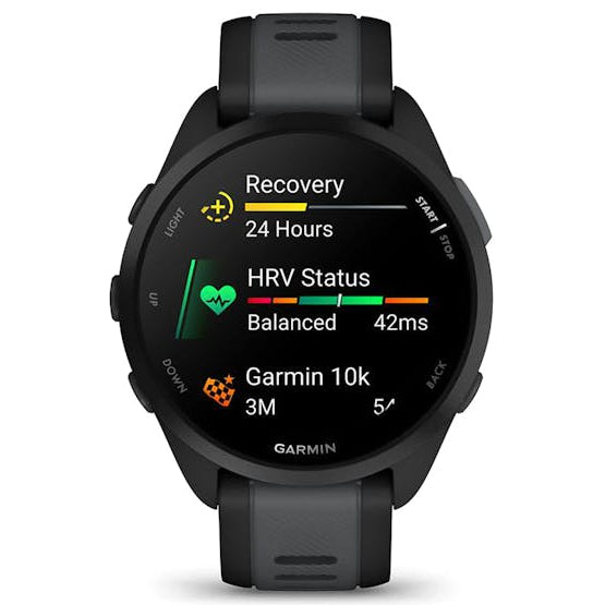 Forerunner 43mm 165 Black and Slate Grey