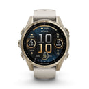 Fenix 8 43mm AMOLED Sapphire Soft Gold SS / Fog Grey Fog Grey/Dark Sand Band
