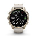 Fenix 8 43mm AMOLED Sapphire Soft Gold SS / Fog Grey Fog Grey/Dark Sand Band