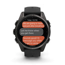 Fenix 8 43mm AMOLED Sapphire Carbon Grey Titanium/Black Black/Pebble Grey Band