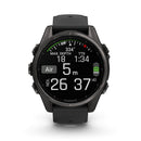 Fenix 8 43mm AMOLED Sapphire Carbon Grey Titanium/Black Black/Pebble Grey Band