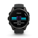 Fenix 8 43mm AMOLED Sapphire Carbon Grey Titanium/Black Black/Pebble Grey Band