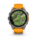 Fenix 8 47mm AMOLED Sapphire Titanium/Bare/Graphite Spark Orange/Graphite Band