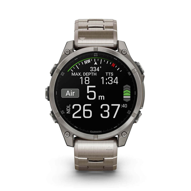 Fenix 8 47mm AMOLED Sapphire Titanium/Bare/Graphite with Titanium Band Exclusive