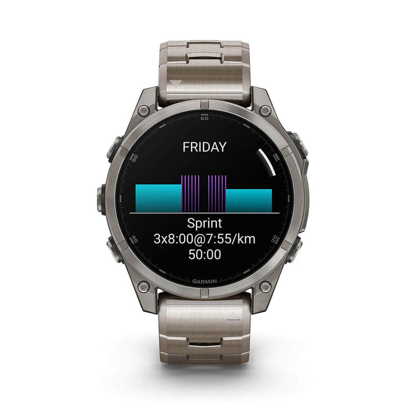 Fenix 8 47mm AMOLED Sapphire Titanium/Bare/Graphite with Titanium Band Exclusive
