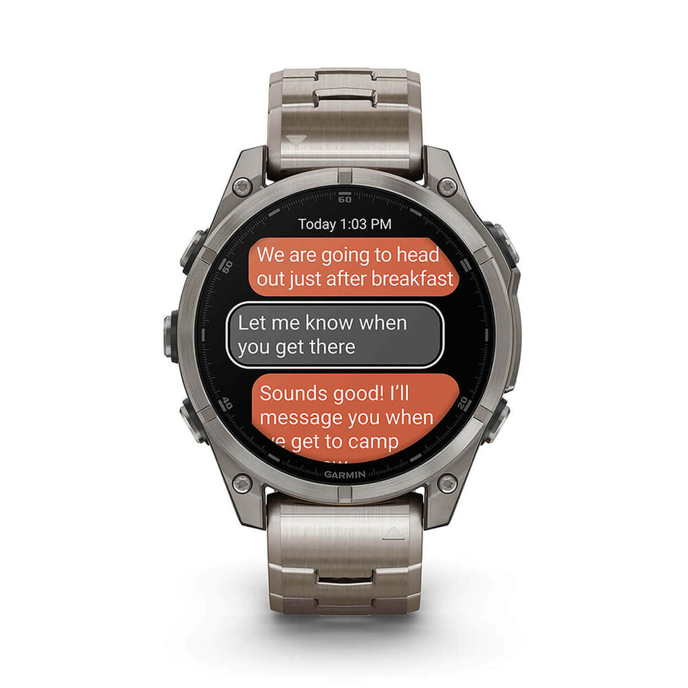 Fenix 8 47mm AMOLED Sapphire Titanium/Bare/Graphite with Titanium Band Exclusive