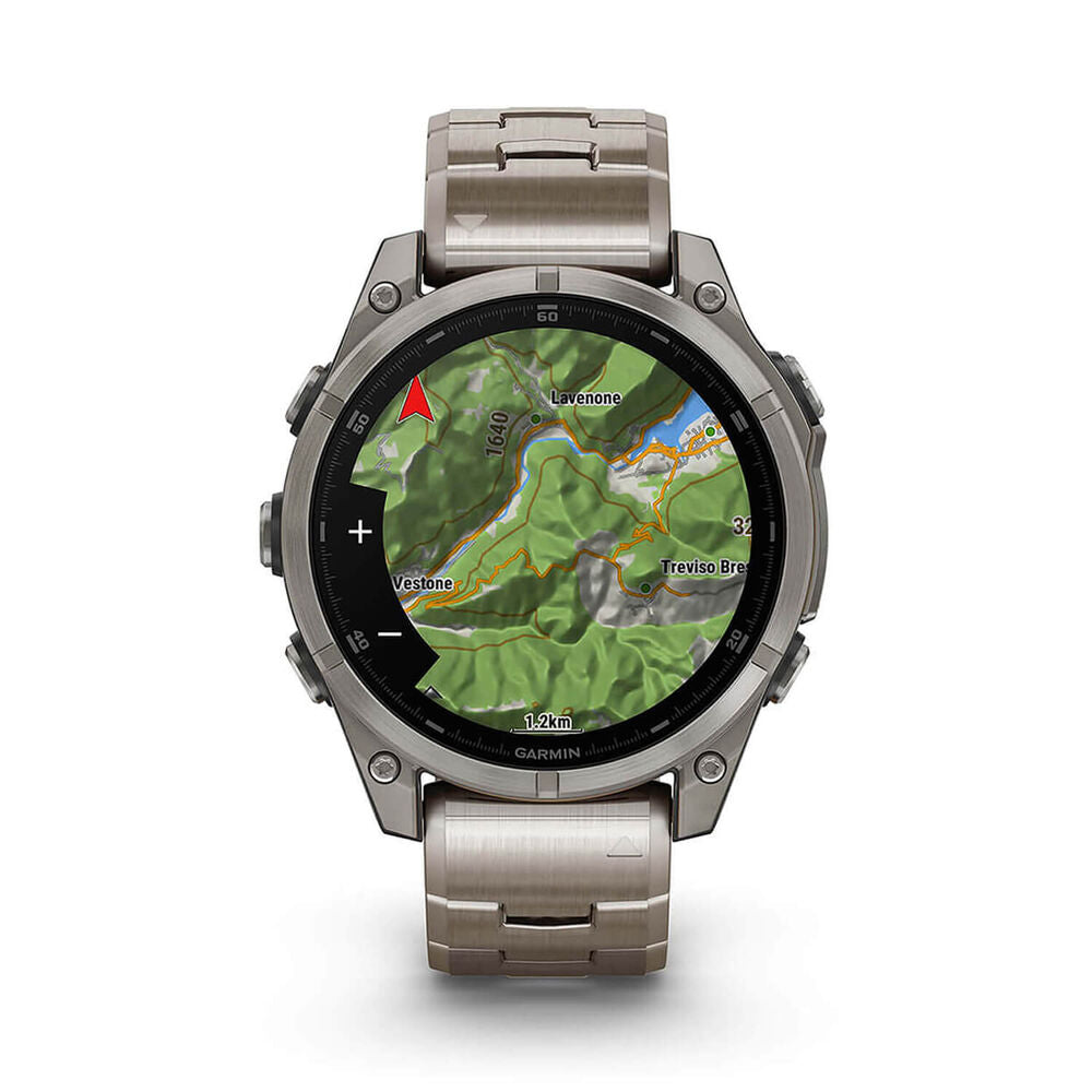 Fenix 8 47mm AMOLED Sapphire Titanium/Bare/Graphite with Titanium Band Exclusive