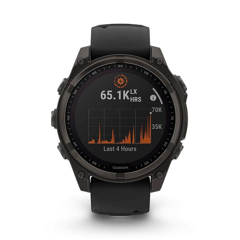Fenix 8 47mm Sapphire Solar Carbon Gray Titanium/Black