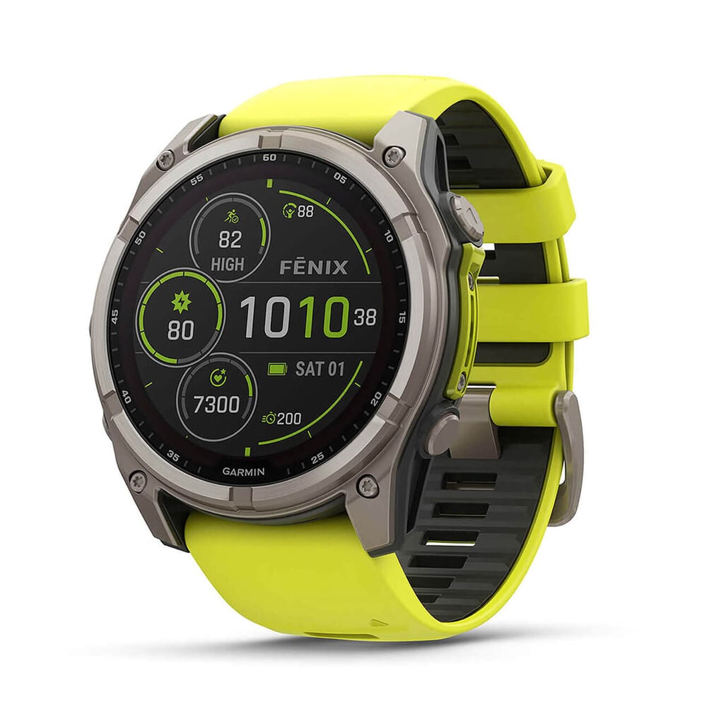 Fenix 8 51mm Sapphire Solar Bare Titanium - Redmond Electric