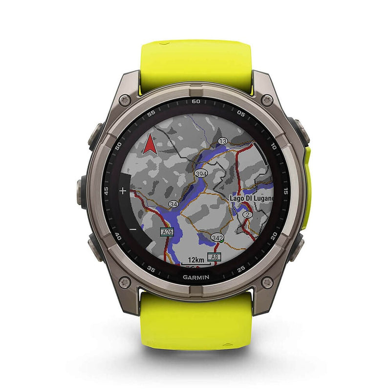 Fenix 8 51mm Sapphire Solar Bare Titanium