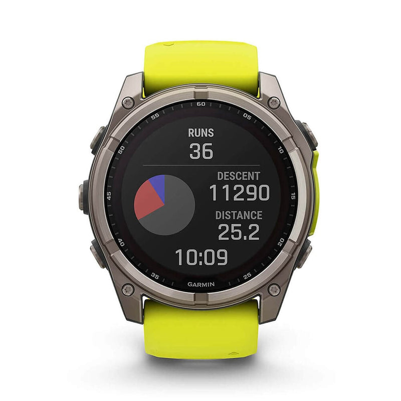 Fenix 8 51mm Sapphire Solar Bare Titanium